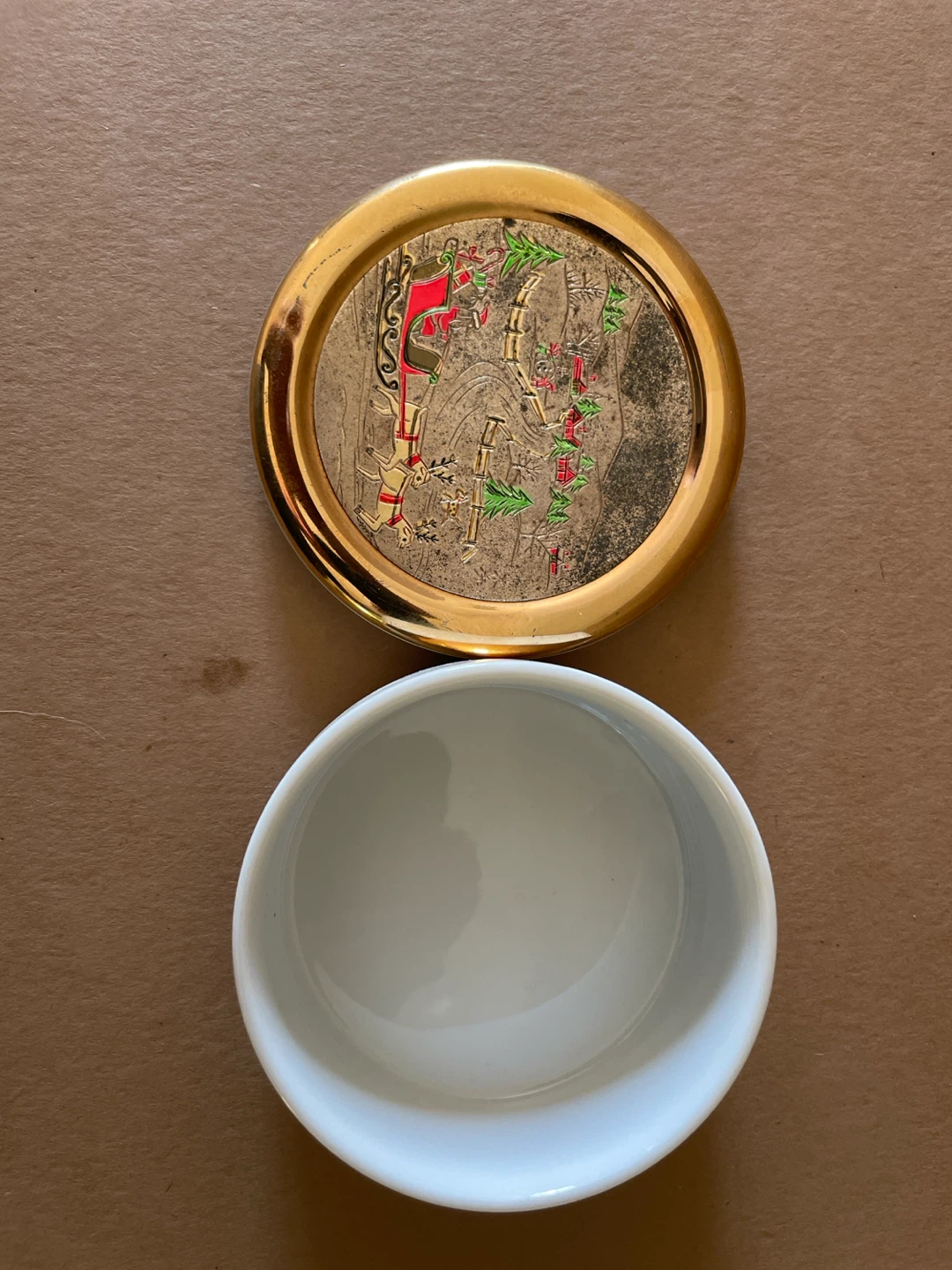 Chokin Art 24K Gold Trim Lidded Dish - photo 3
