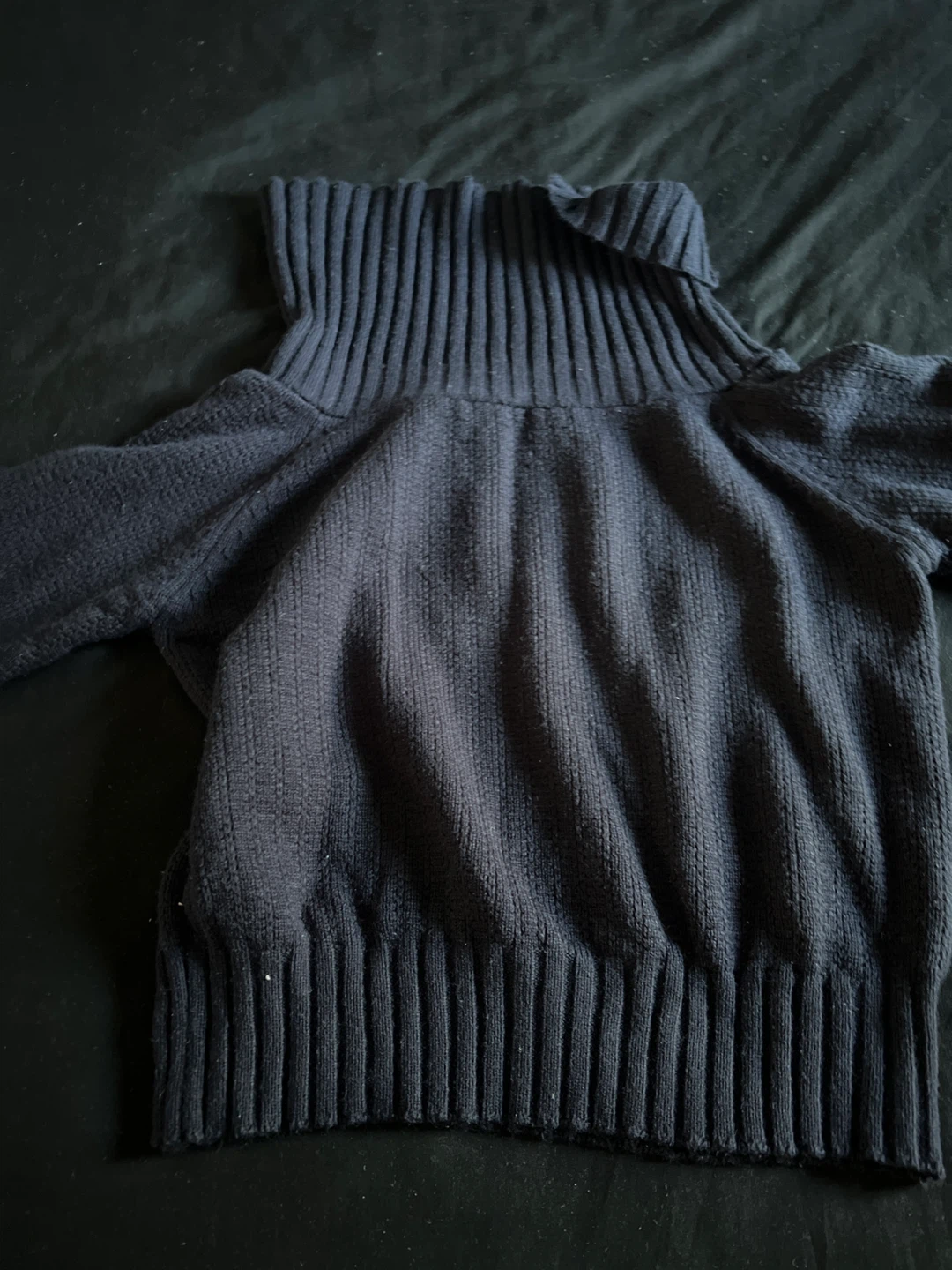 Dazy Navy Blue Turtleneck Sweater - photo 3