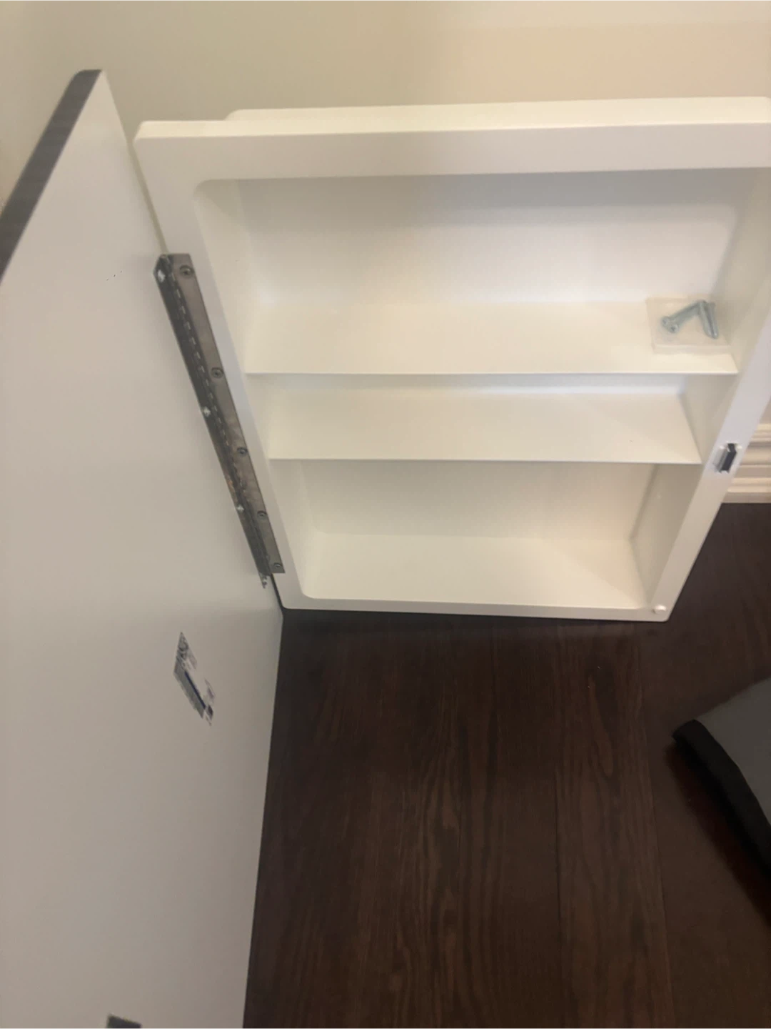 White Bathroom Medicine Cabinet - photo 3