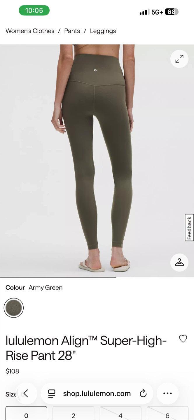 Lululemon Align Super-High-Rise Pant 28"