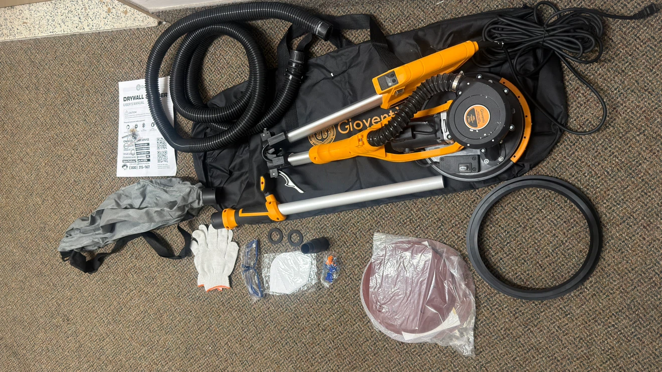 Gioventù Electric Drywall Sander w/ Vacuum Hose & LED - photo 2