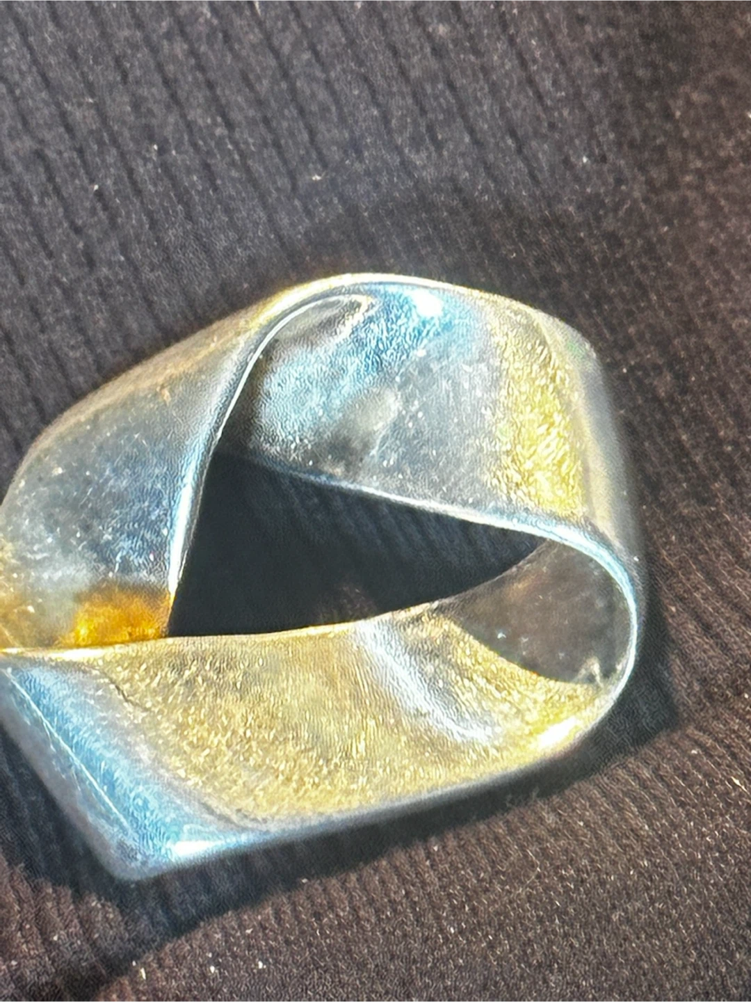 Vintage Tiffany & Co. Peretti Silver Scarf Ring