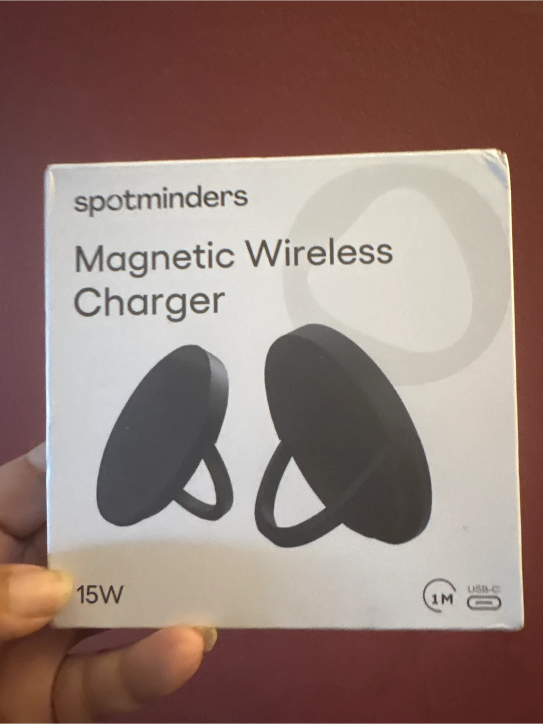 spotminders 15W Magnetic Wireless Charger