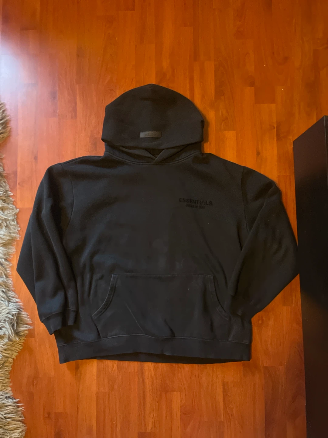 Essentials Fear of God Black Hoodie