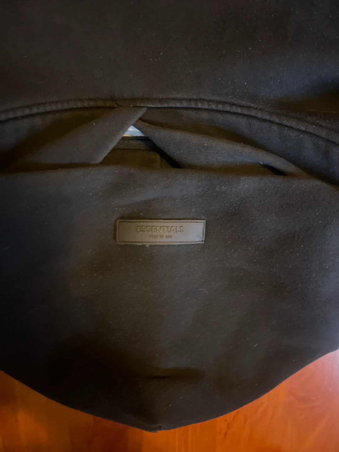 Essentials Fear of God Black Hoodie - photo 2