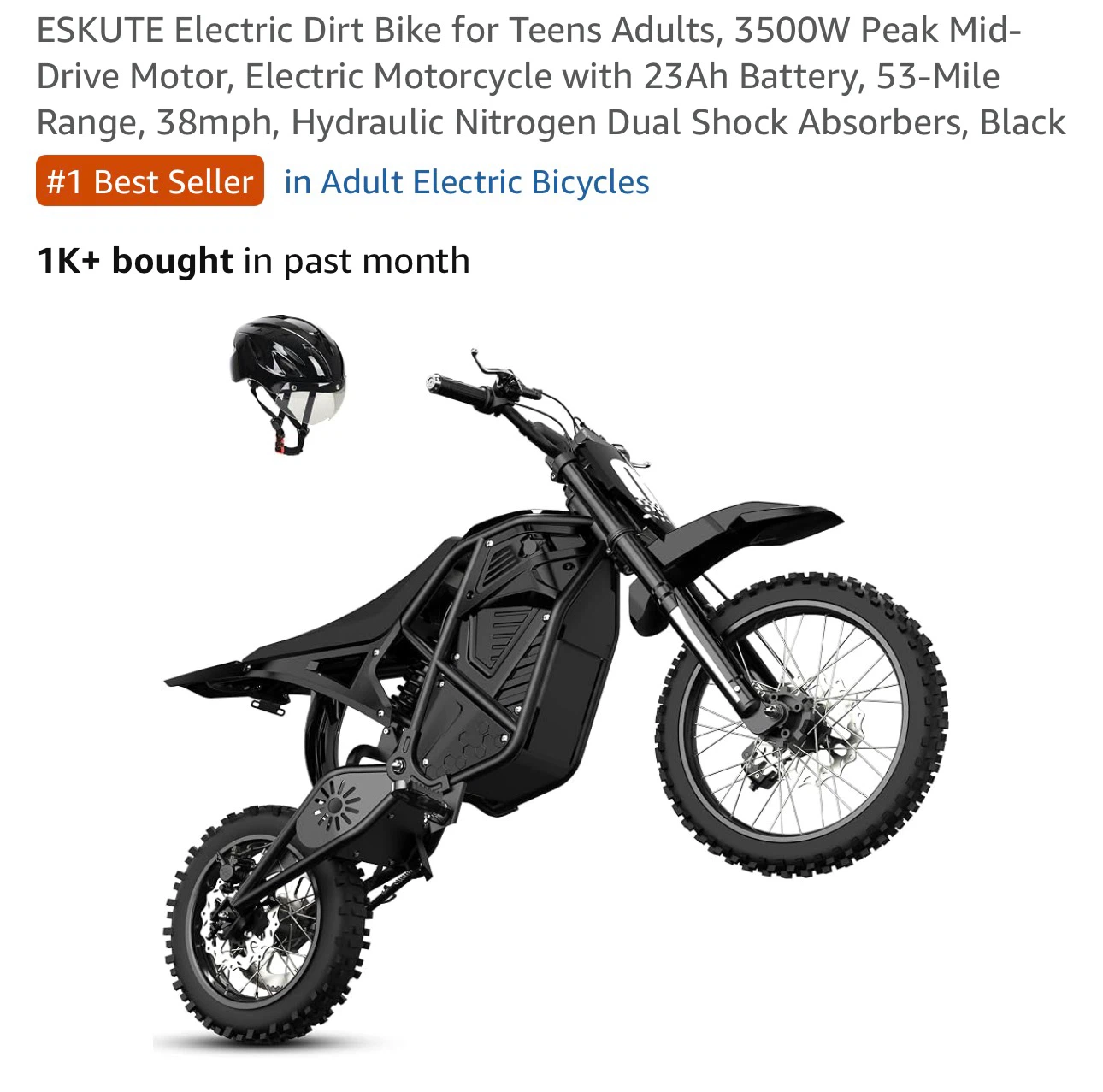 ESKUTE Electric Dirt Bike