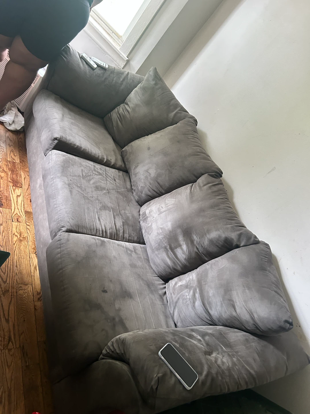 Gray Sofa and Loveseat Set