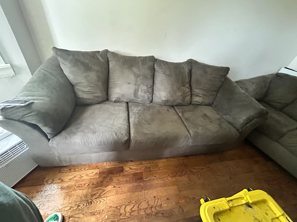Gray Sofa and Loveseat Set - photo 4