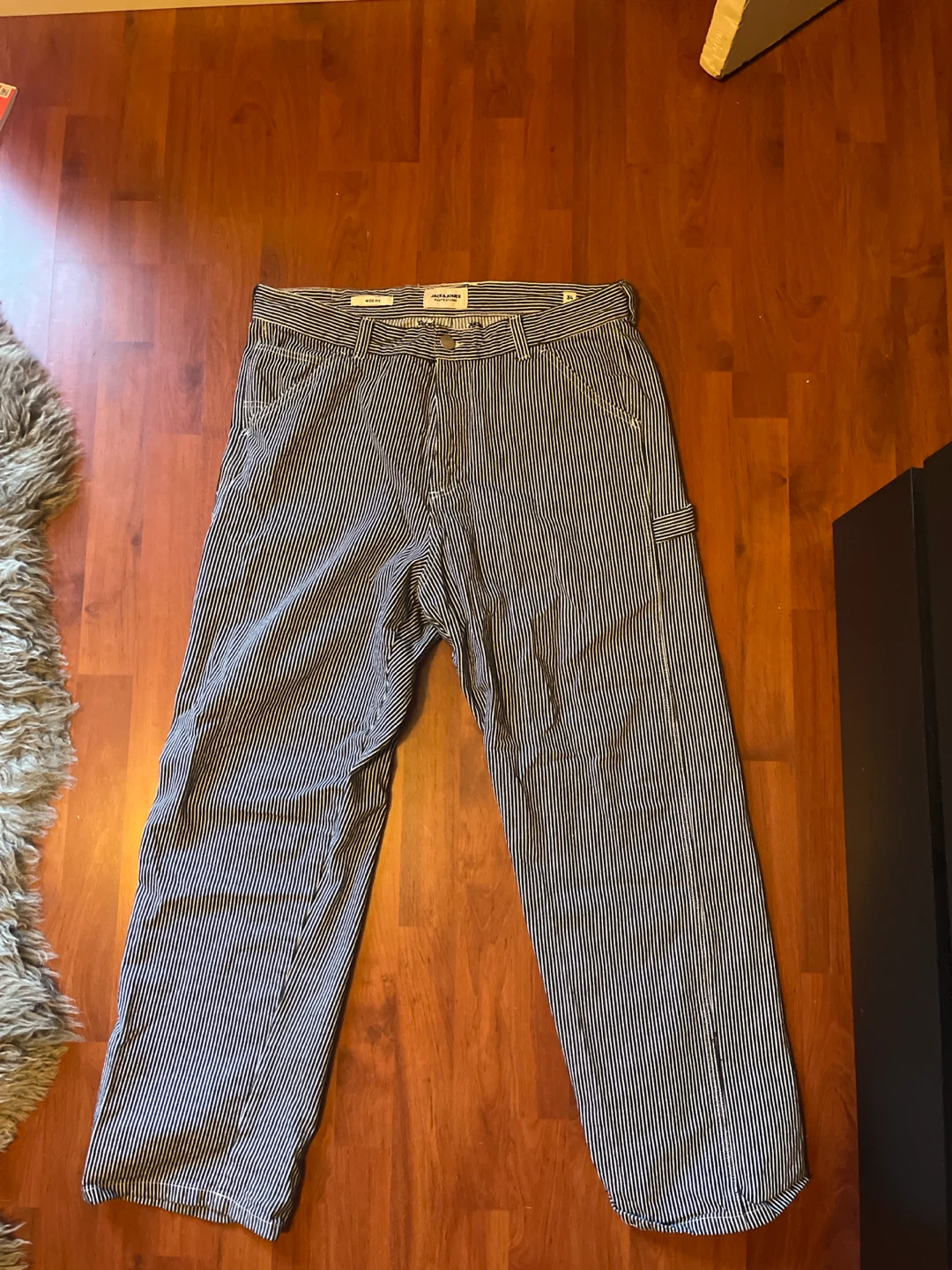 Jack & Jones Wide Fit Striped Pants