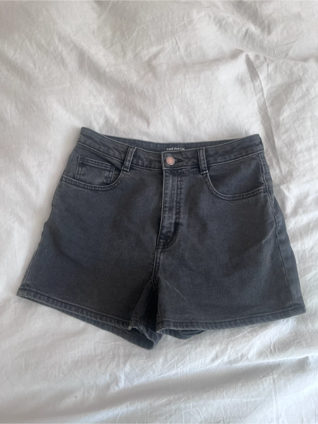 Frank And Oak Stevie Denim Shorts