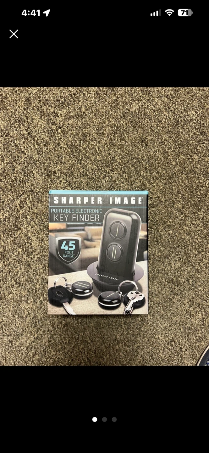 Sharper Image Portable Electronic Key Finder