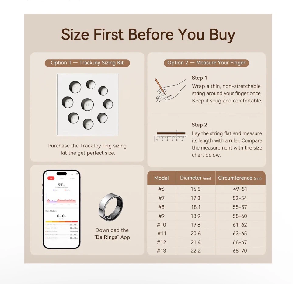 Brand new Smart Ring Health Tracker for Women & Men - photo 5