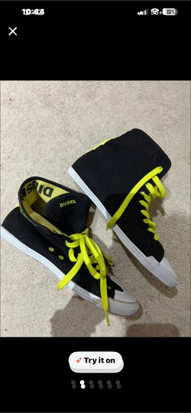 Diesel High-Top Sneakers Size 40 - photo 4