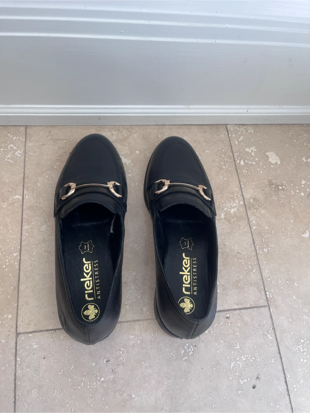 Rieker Antistress Black Leather Loafers - photo 2