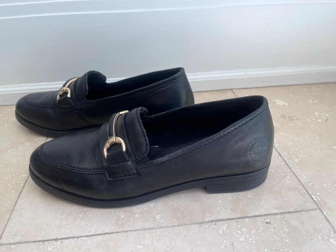 Rieker Antistress Black Leather Loafers - photo 3