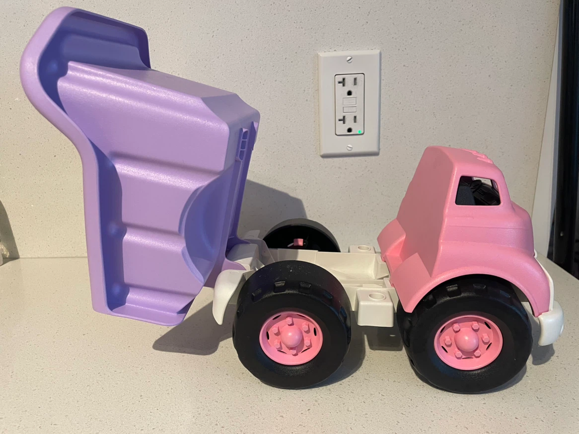 Green Toys Pink and Purple Dump Truck - photo 3