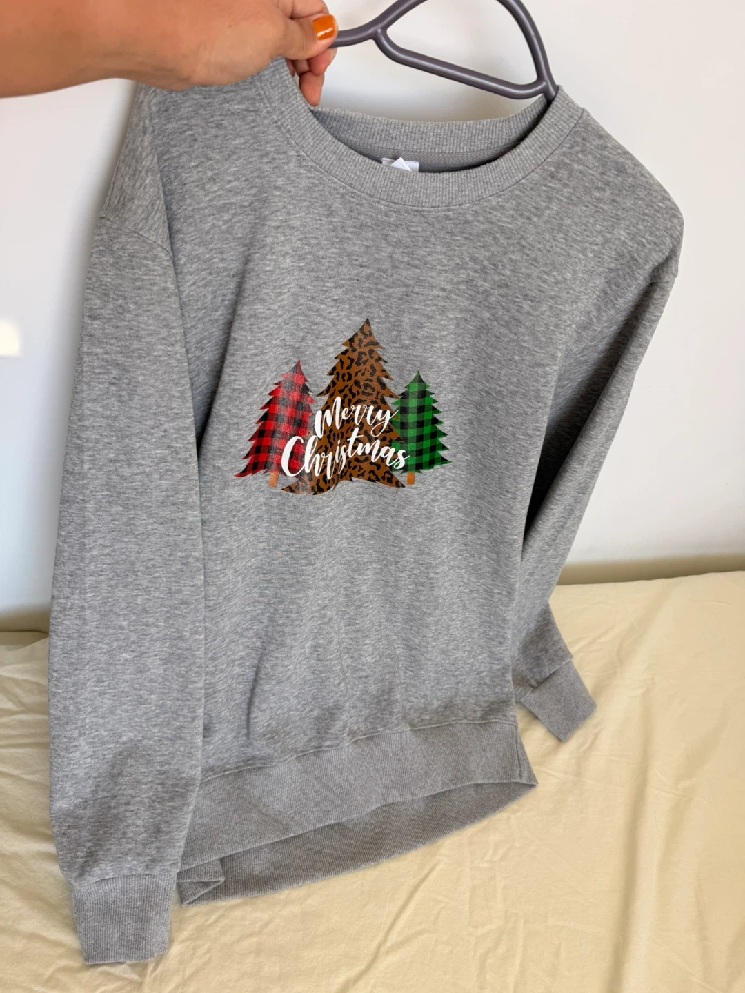 Merry Christmas Grey Sweatshirt