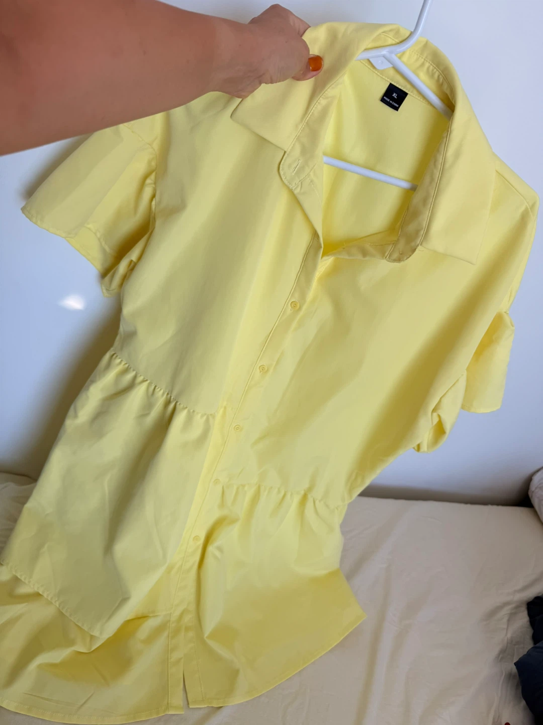 Yellow Button-Down Shirt Size XL