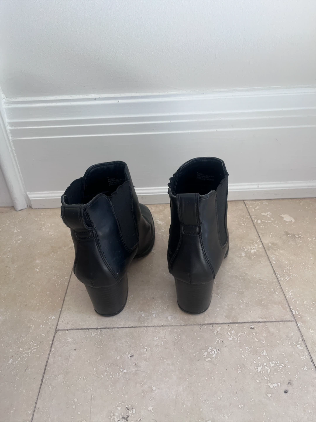 Women's Black Ankle Boots - photo 4
