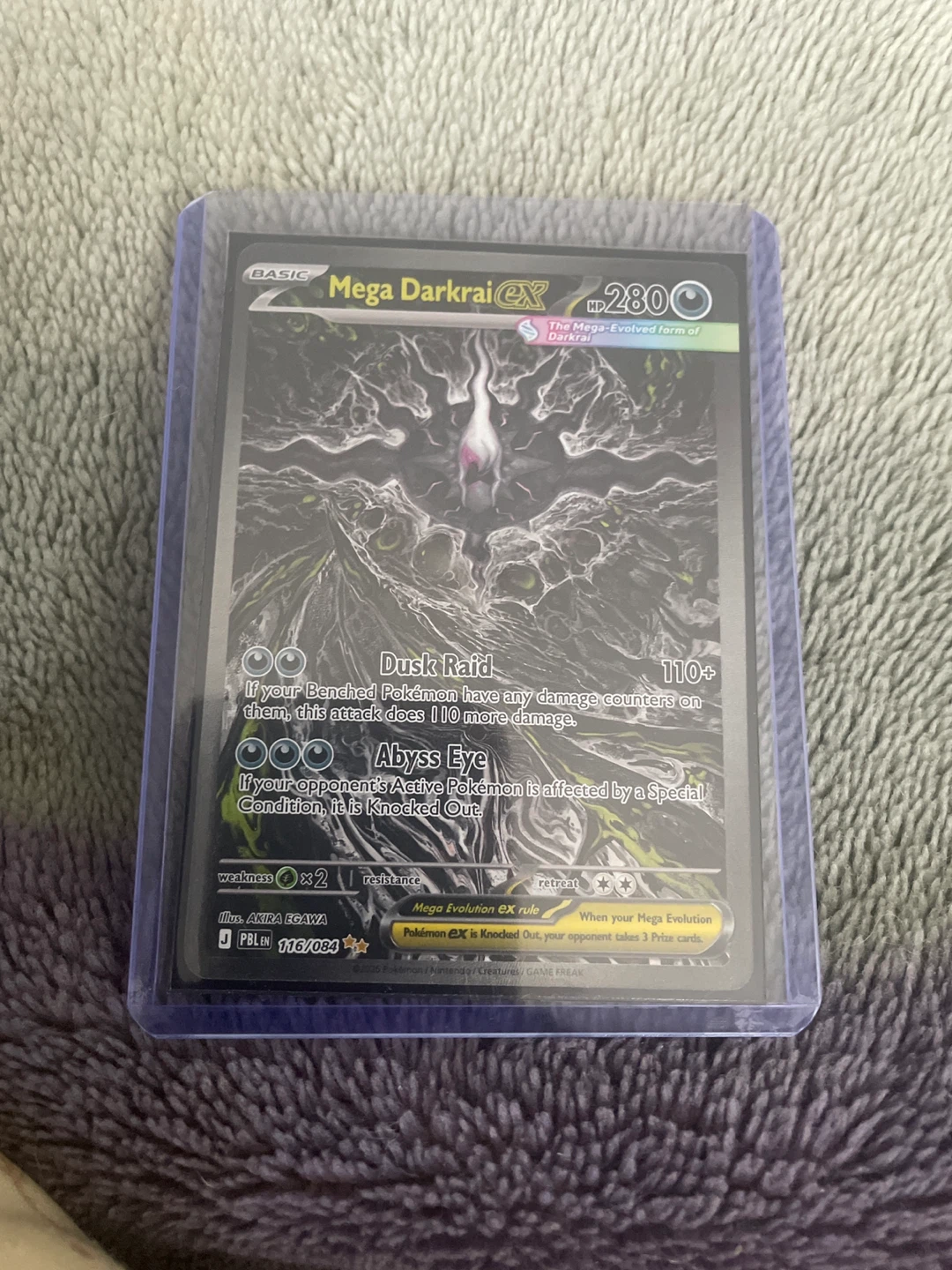 Mega Darkrai EX Pokémon Trading Card