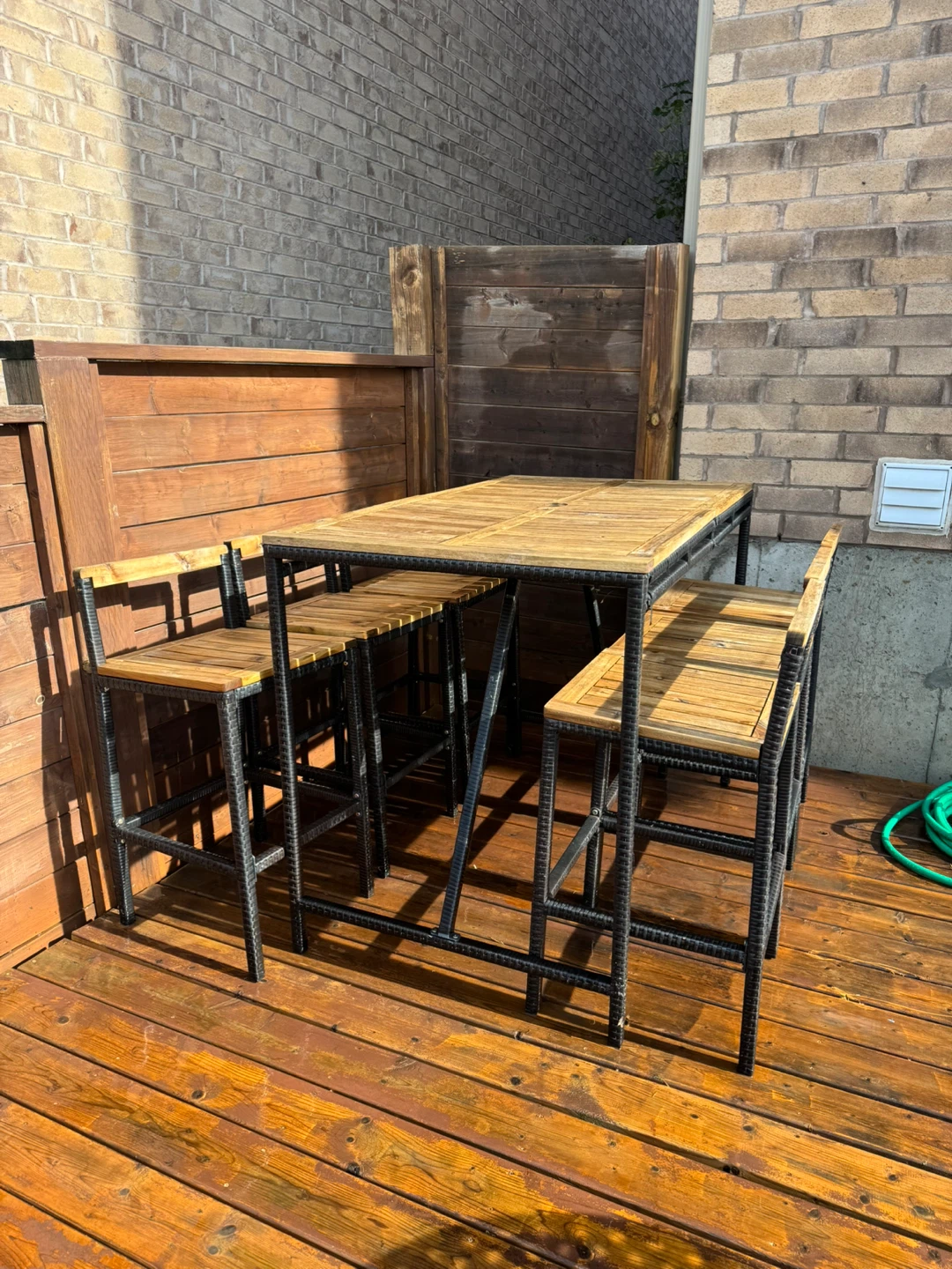 Outdoor Bar Table and Stools Set - photo 2