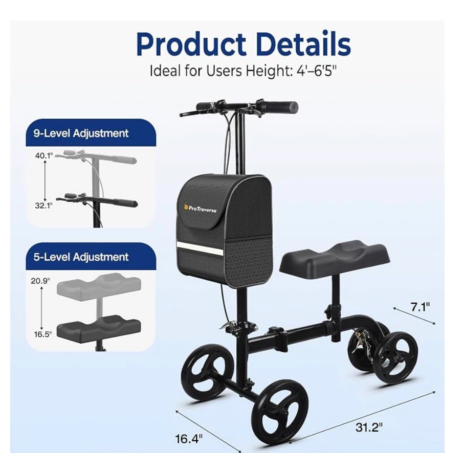 ProTraverse Steerable Knee Scooter - photo 2