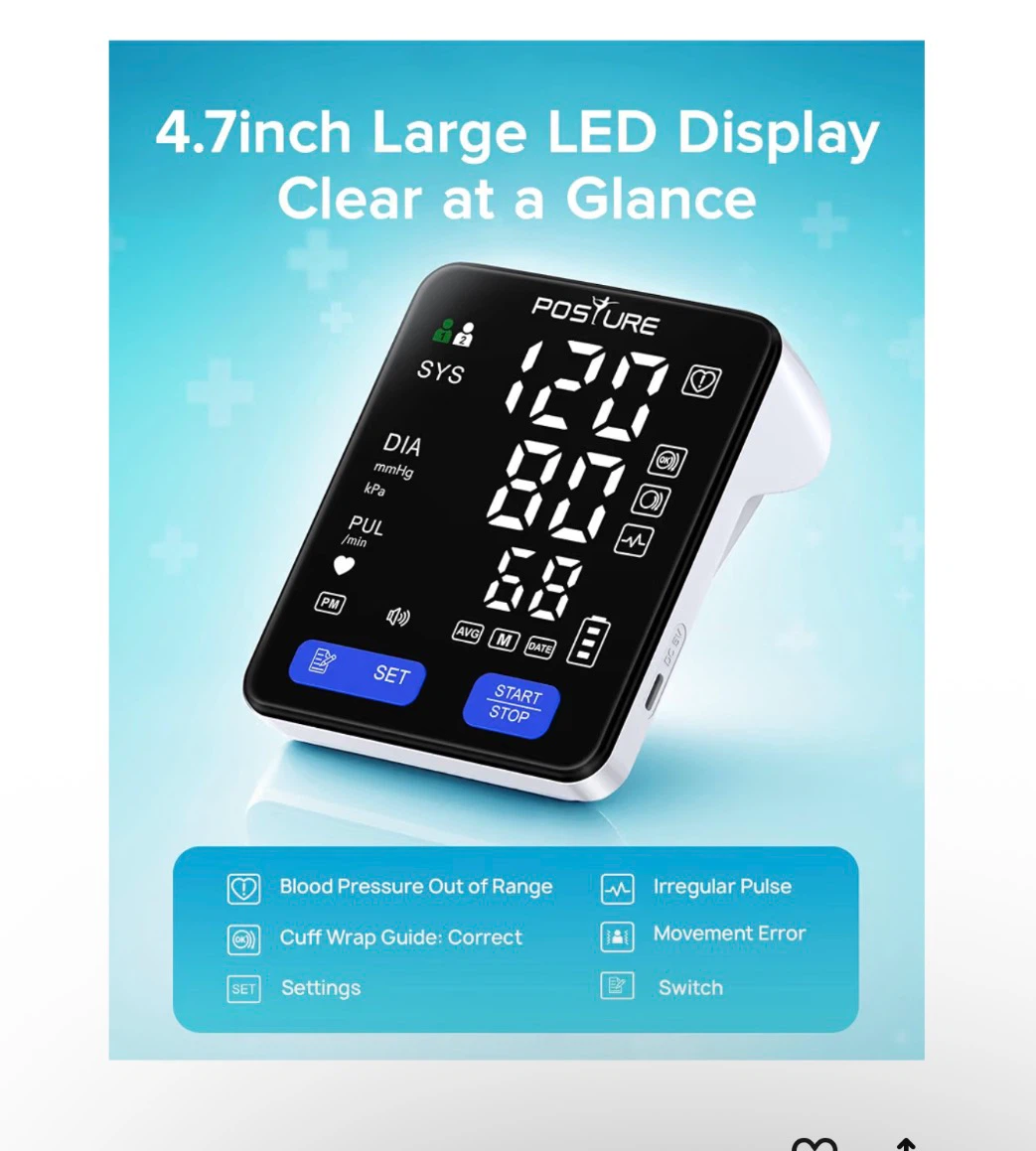 Brand new Posture Upper Arm Blood Pressure Monitor - photo 4