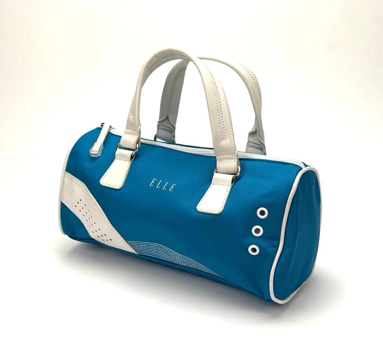 Elle Blue Barrel Handbag