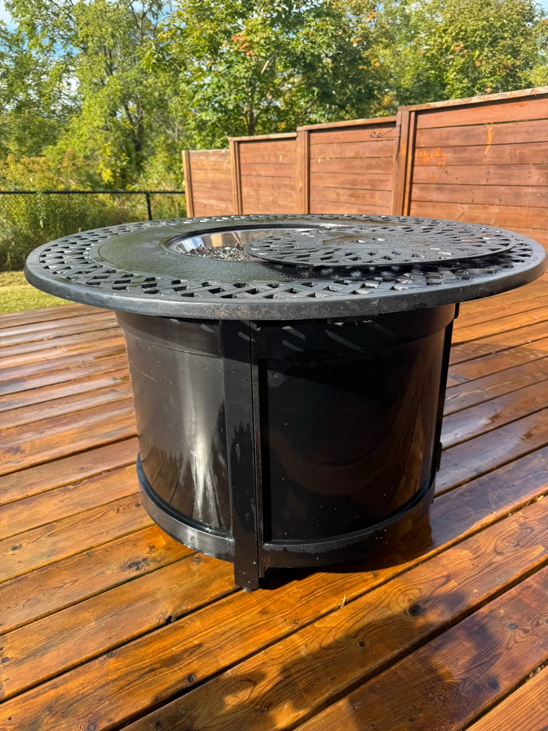 Round Propane Fire Pit Table - photo 2
