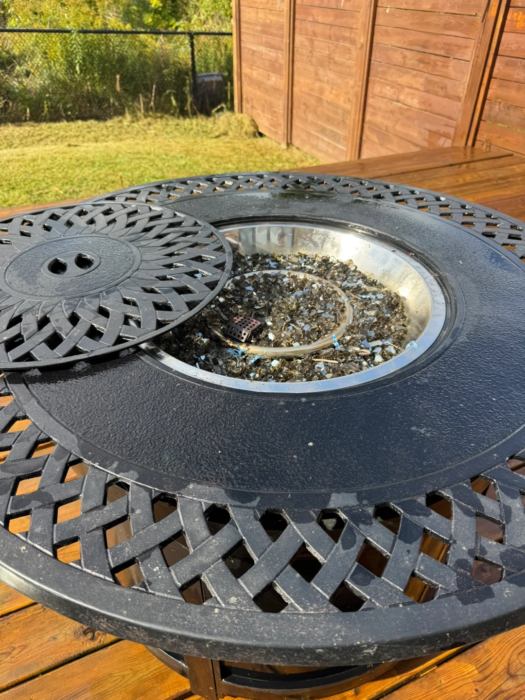 Round Propane Fire Pit Table - photo 3