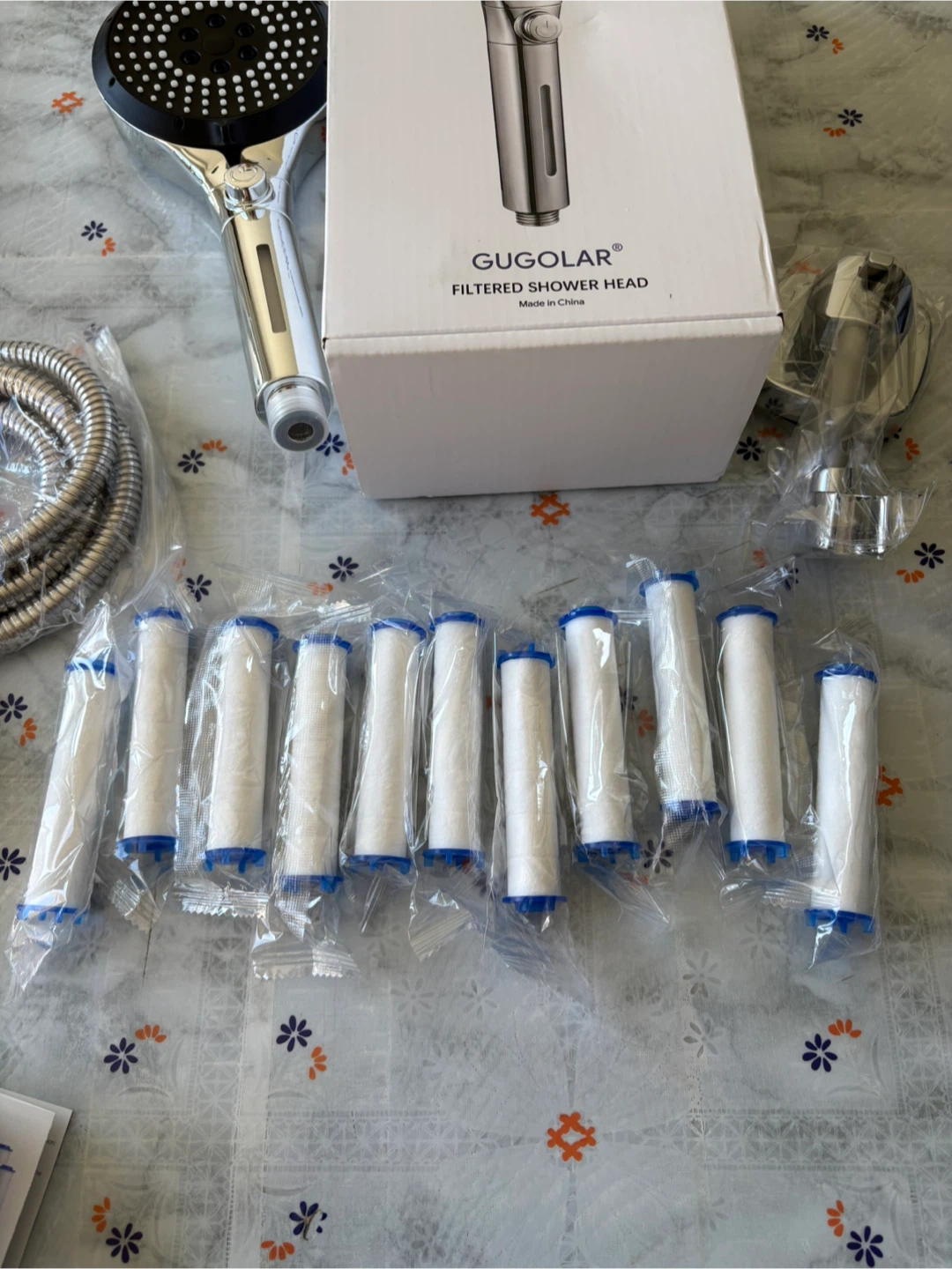 Brand New GUGOLAR Filtered Shower Head Set - photo 2
