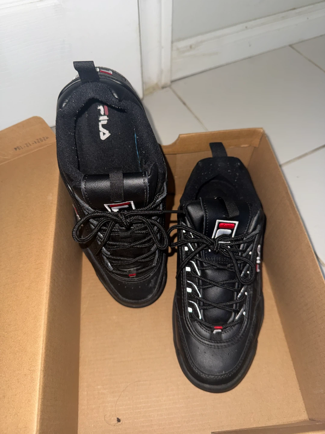 Fila Disruptor II Premium Sneakers - Black - photo 2
