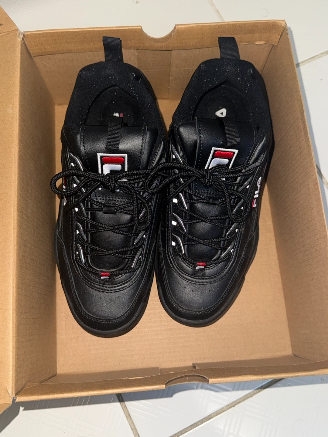 Fila Disruptor II Premium Sneakers - Black - photo 3
