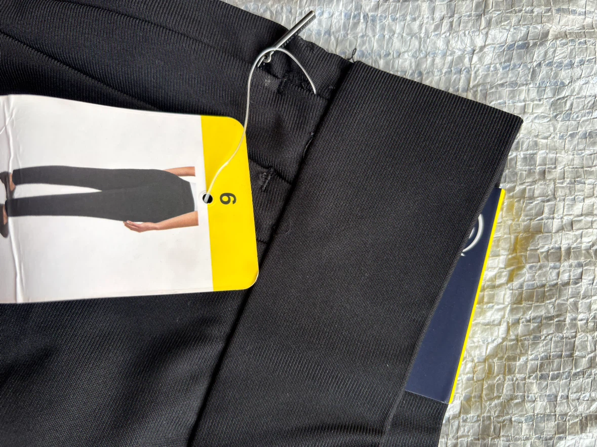 Modern Ambition High-Rise Slim Leg Pants Black Size 6 - photo 3