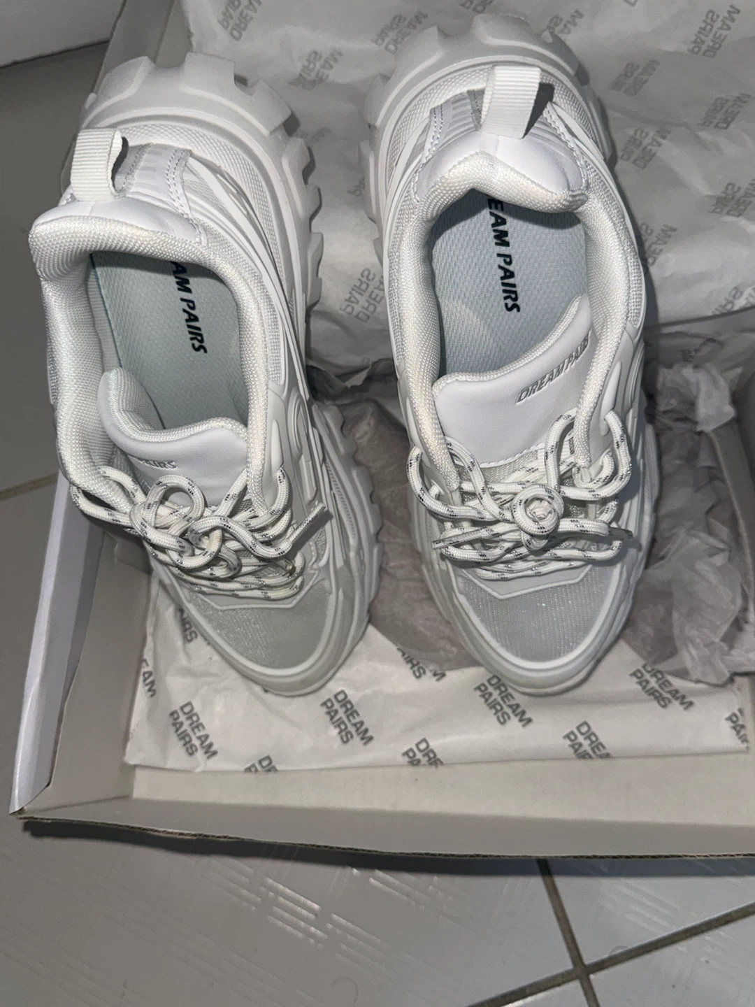 Dream Pairs White Sneakers - photo 3