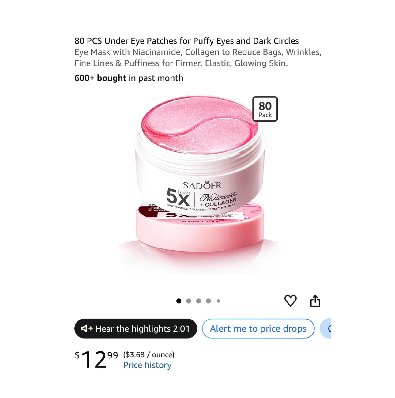 Brand new 80 PCS Under Eye Patches