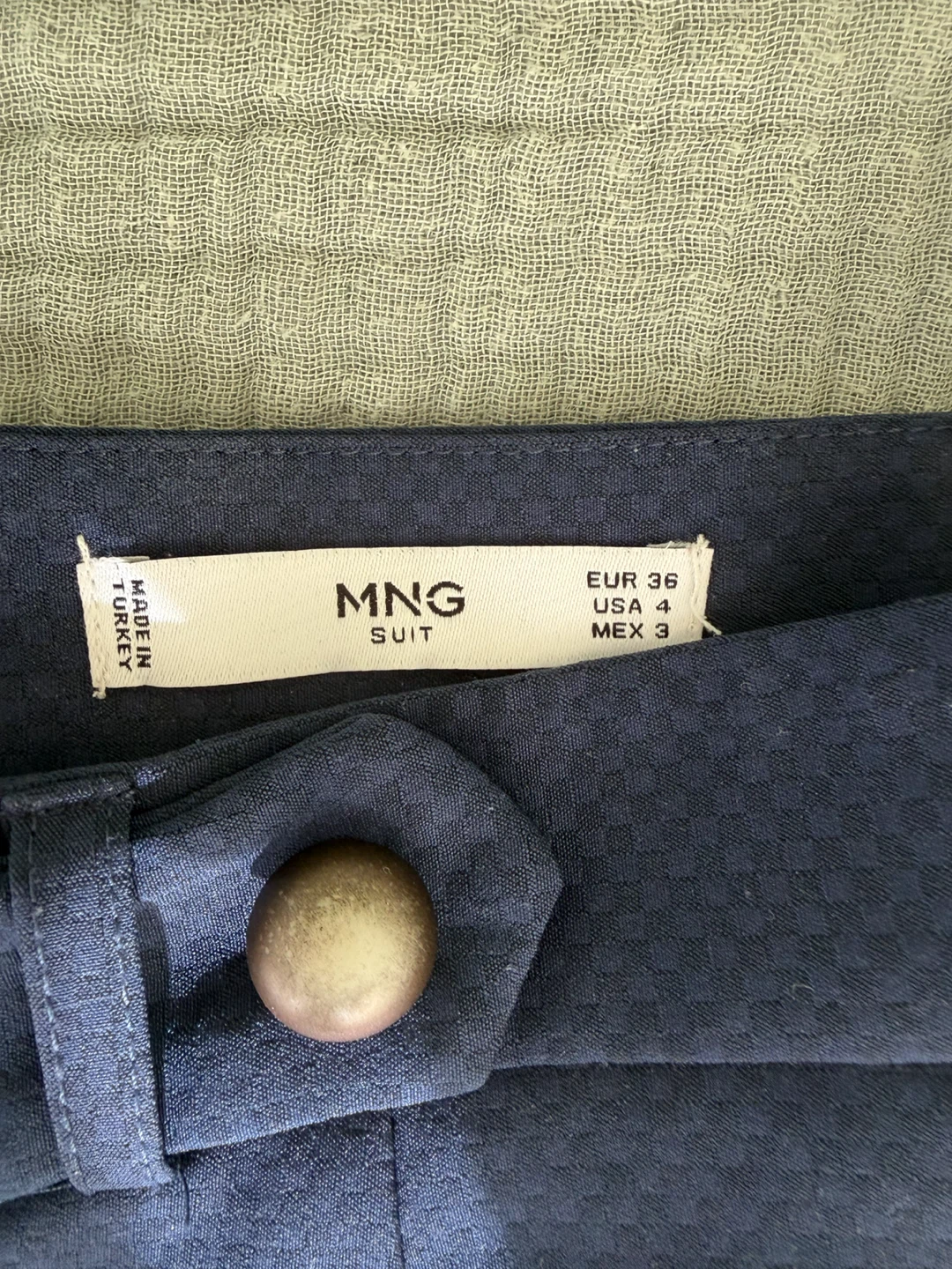 MNG Suit Navy Blue Shorts - photo 3