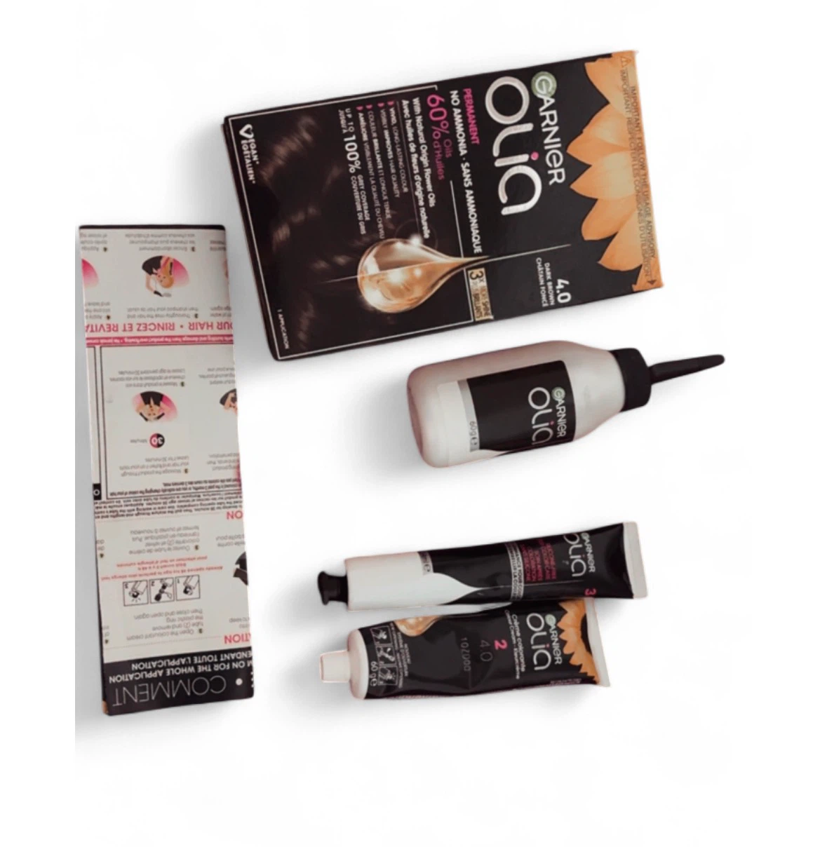 Garnier Olia Permanent Hair Colour 4.0 Dark Brown - photo 2