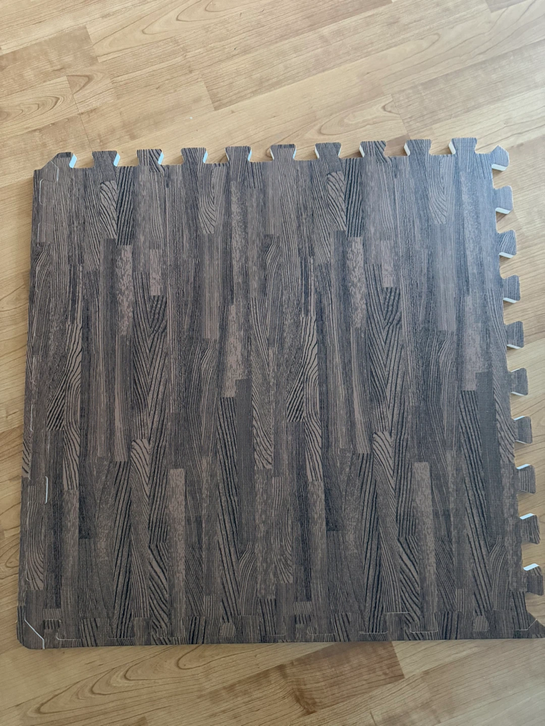ProsourceFit Wood Grain Foam Floor Puzzle Mats - photo 2