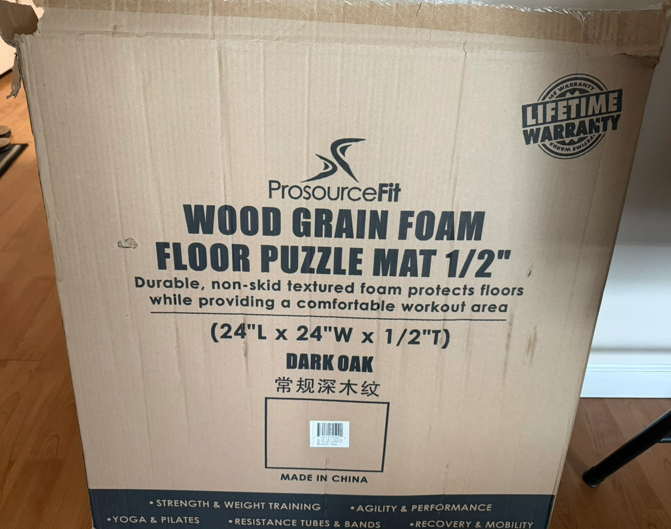 ProsourceFit Wood Grain Foam Floor Puzzle Mats - photo 3