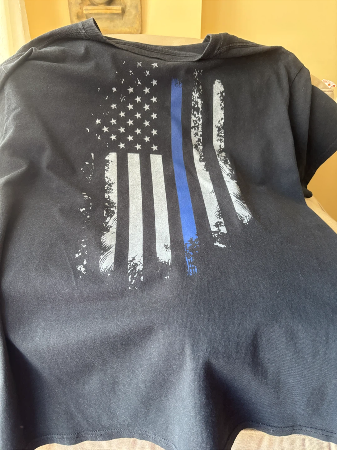 Gunshowtees Back the Blue T-Shirt Large - photo 3
