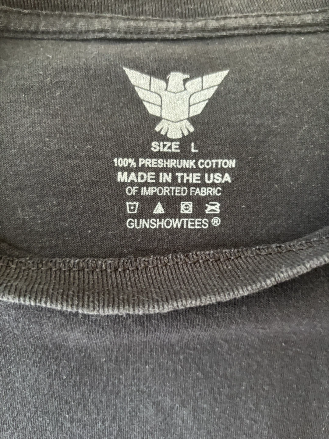 Gunshowtees Back the Blue T-Shirt Large - photo 4