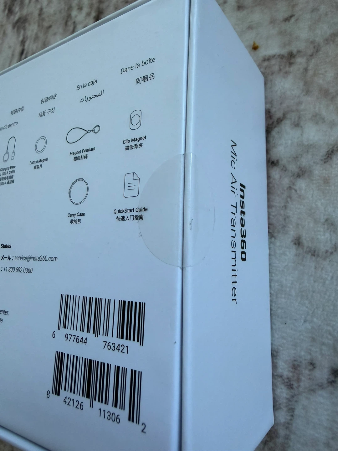 Insta360 Mic Air Transmitter Wireless Microphone sealed - photo 2
