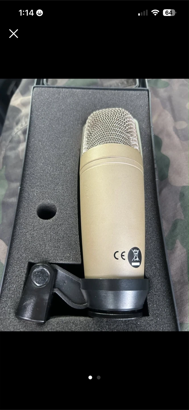 Rode NT1-A Large Diaphragm Condenser Microphone