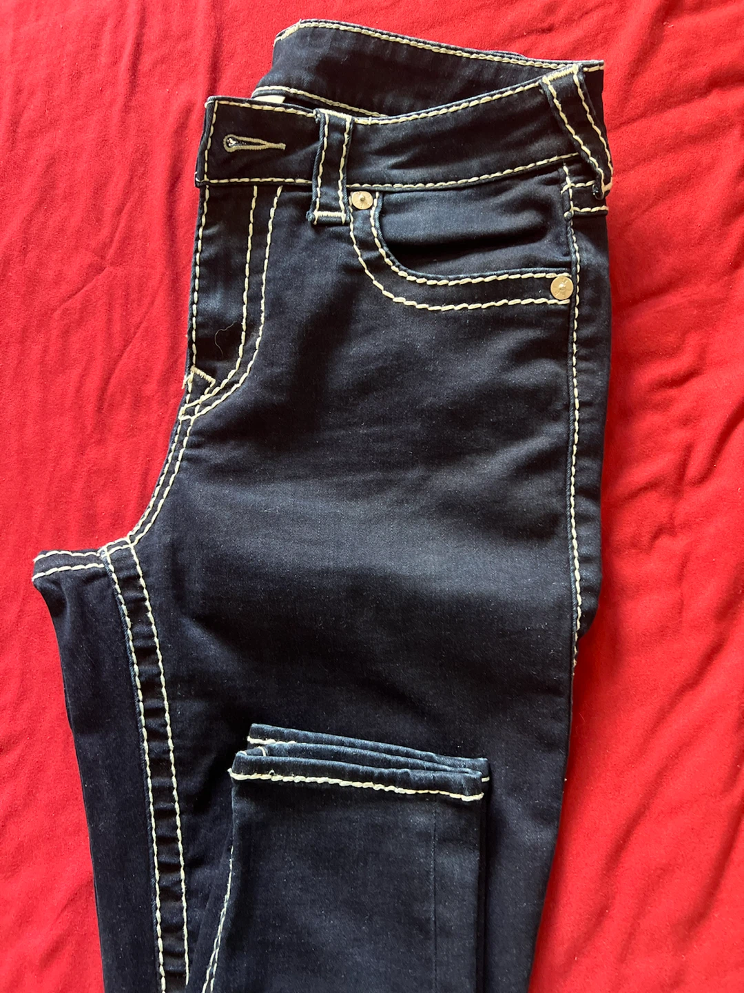 True Religion Jennie Curvy Mid Rise Skinny Jeans - photo 3