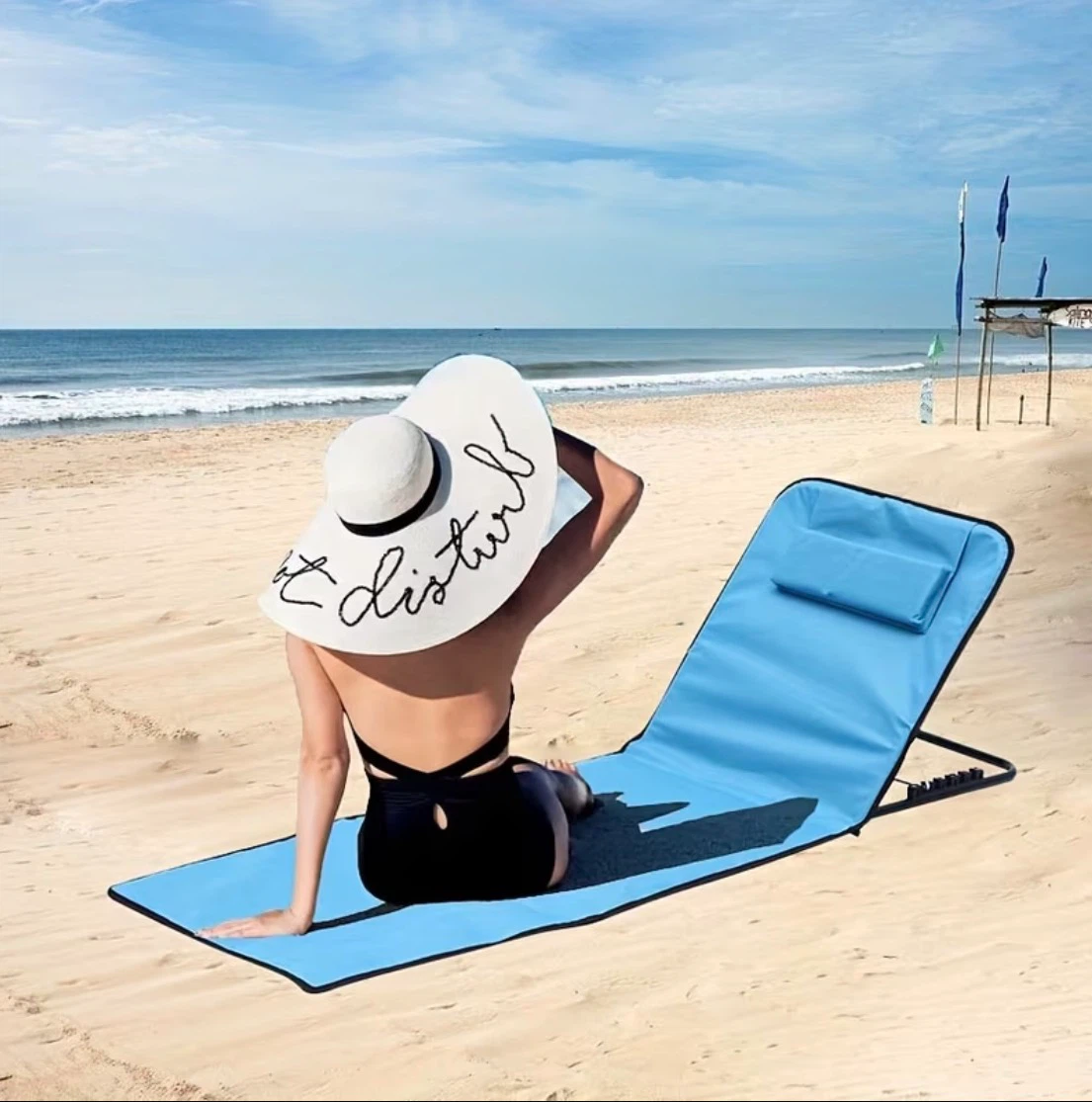 Portable Folding Beach Mat Chair