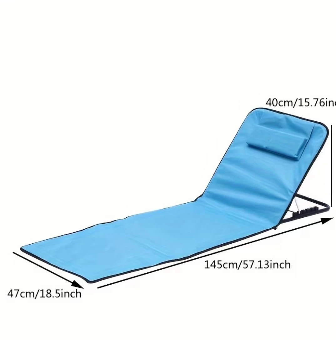 Portable Folding Beach Mat Chair - photo 2