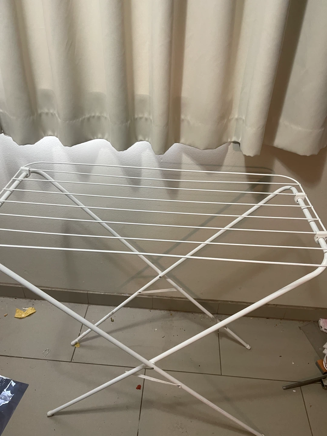 White Foldable Drying Rack - photo 2