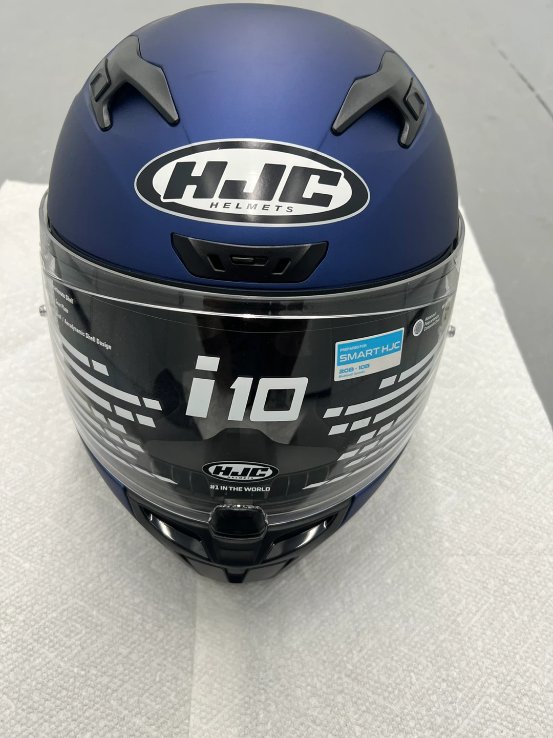 HJC i10 Matte Blue Helmet Large