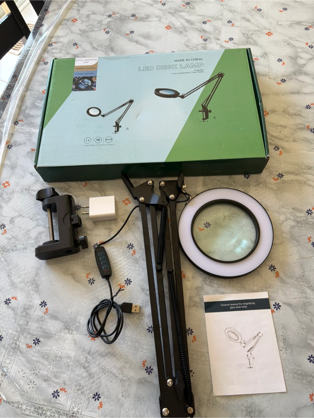 Brand New LED Magnifying Desk Lamp – 10X Adjustable Light - photo 2
